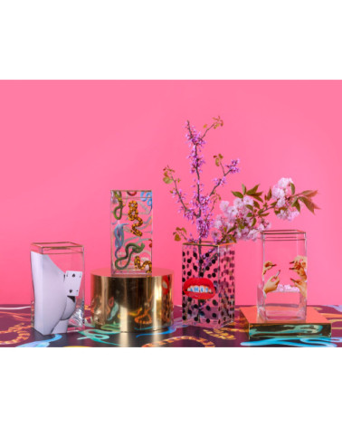 Vase"Two of Spades"in Glas:SELETTI | BHOME by Arredi Barbàra