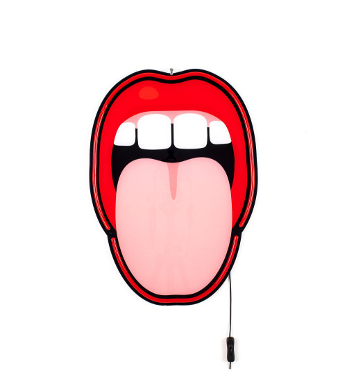 Wandlampe"Tongue"cm. 41 x 58 h. 2 led –SELETTI | BHOME by Arredi Barbàra