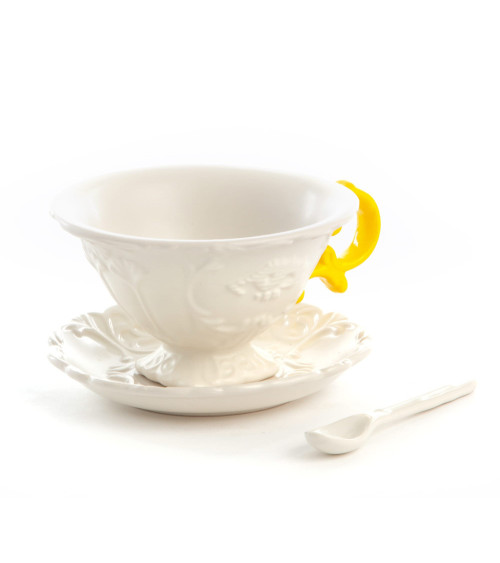 "I-WARES I-Tea Giallo"en porcelaine –SELETTI | BHOME by Arredi Barbàra