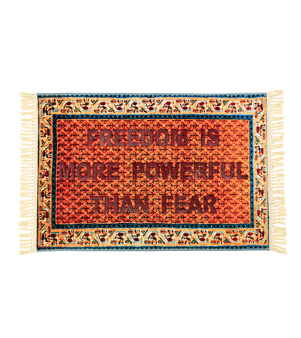 Teppich"Burnt Carpet Freedom" – SELETTI | BHOME by Arredi Barbàra
