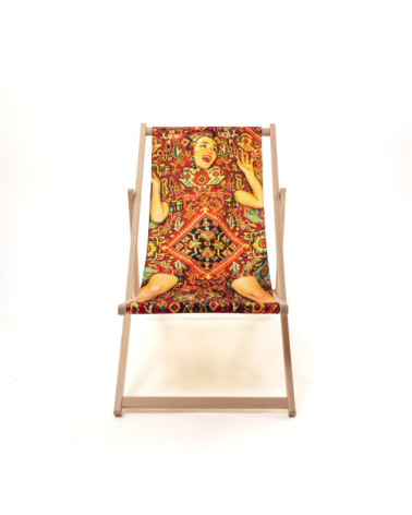 Sdraio da esterno "Sdraio Pieghevole Lady On Carpet" | BHOME by Arredi Barbàra