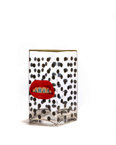 Vase"Shit Pois Grande"in Glas:SELETTI | BHOME by Arredi Barbàra