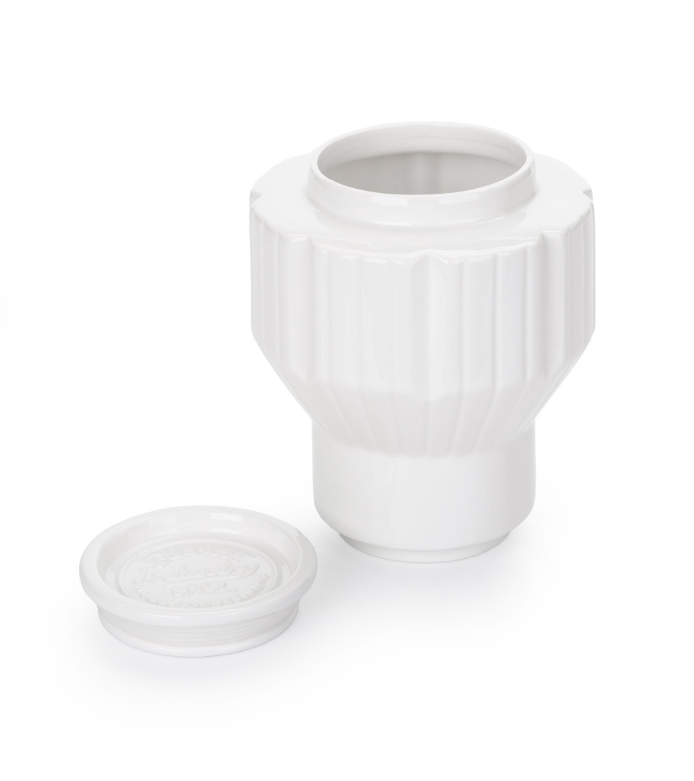 "Machine Collection Contenitore h. 7,4"Porzellan —SELETTI | BHOME by Arredi Barbàra