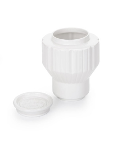 "Machine Collection Contenitore h. 7,4"Porzellan —SELETTI | BHOME by Arredi Barbàra