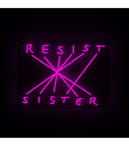 Lampada da parete "Resist Sister" | BHOME by Arredi Barbàra