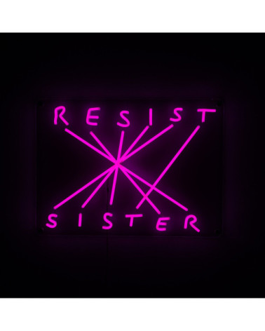 Lampada da parete "Resist Sister" | BHOME by Arredi Barbàra