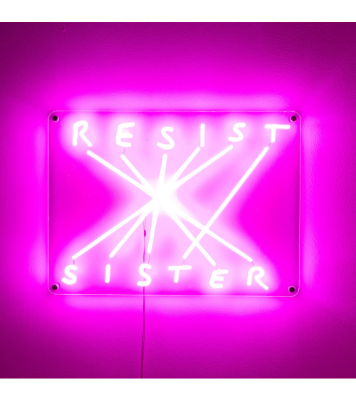 Lampada da parete "Resist Sister" | BHOME by Arredi Barbàra