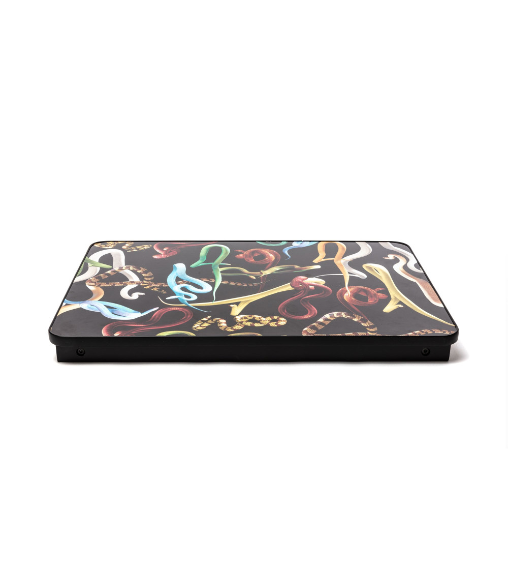 Plateau de canapé"Snakes"avec jambes pliantes –SELETTI | BHOME by Arredi Barbàra