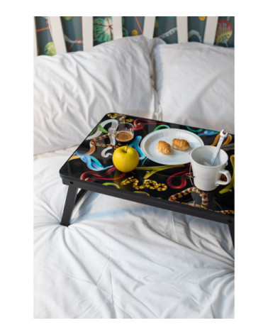 Plateau de canapé"Snakes"avec jambes pliantes –SELETTI | BHOME by Arredi Barbàra