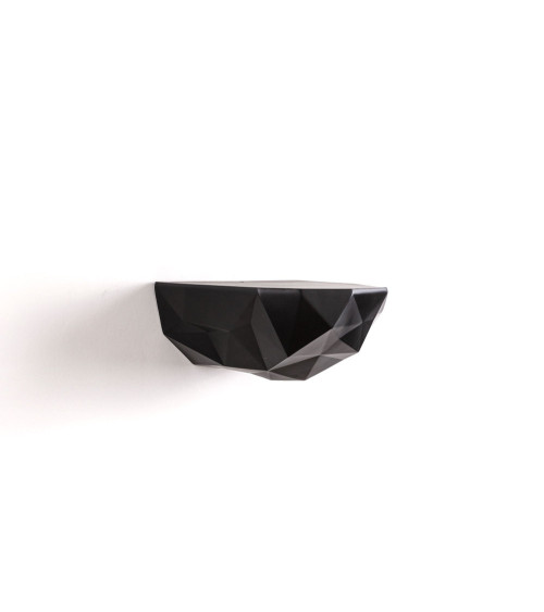 Mensole"Mensola Space Rocks Piccola Nera" – SELETTI | BHOME by Arredi Barbàra