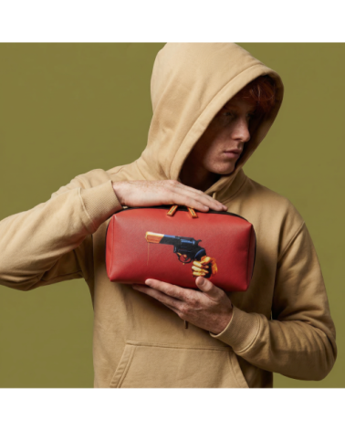 Revolver de sac de lavage"Wash Bag Revolver"Cm 25,5x12,5x12 –SELETTI | BHOME by Arredi Barbàra