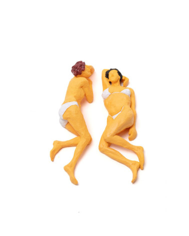 Sculpture décorative"Love Is A Verb Maya & Sofia"cm. 13x22 h.5 –SELETTI | BHOME by Arredi Barbàra