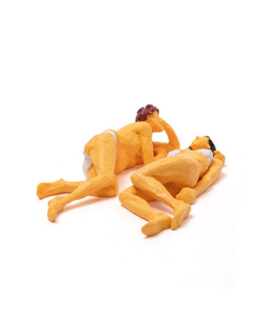 Sculpture décorative"Love Is A Verb Maya & Sofia"cm. 13x22 h.5 –SELETTI | BHOME by Arredi Barbàra