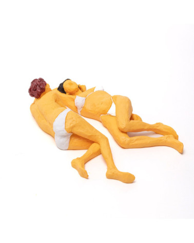 Sculpture décorative"Love Is A Verb Maya & Sofia"cm. 13x22 h.5 –SELETTI | BHOME by Arredi Barbàra