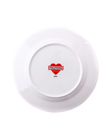 Plaque"in Porcelana Trumpets Gold Border"en porcelaine –SELETTI | BHOME by Arredi Barbàra