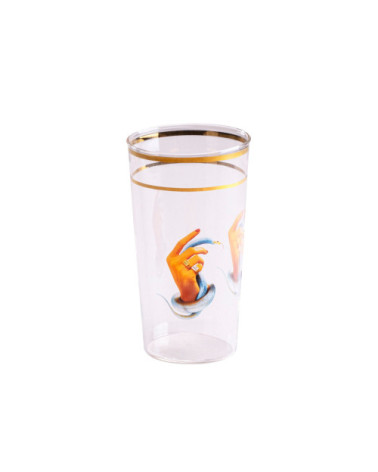 Glas"Hands With Snake"ø cm.7h.13 –SELETTI | BHOME by Arredi Barbàra