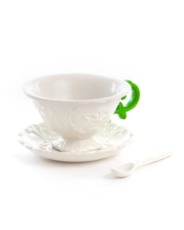 "I-WARES I-Tea Verde"Porzellan —SELETTI | BHOME by Arredi Barbàra