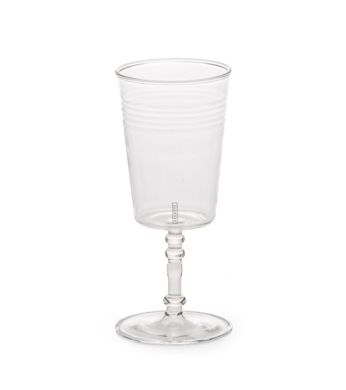 Glas"Estetico Quotidiano Set da 6 Bicchieri da Vino"in Borosilikatglas –SELETTI | BHOME by Arredi Barbàra