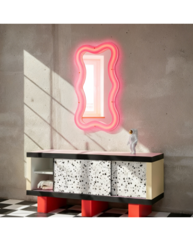 "Supercurve Mirror Tiny Tall" CM 59,77 x 102,55 x 4I IN 23,5 x 40,37 x 1,57 –SELETTI | BHOME by Arredi Barbàra