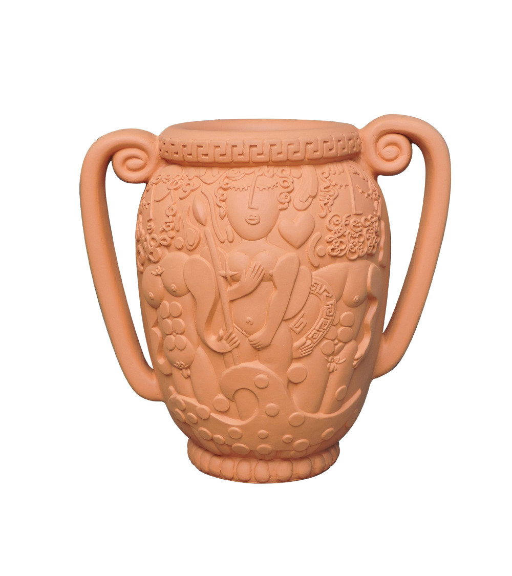 Vase"Magna Graecia Anfora in Terracotta"⌀ cm. 52 h.50 –SELETTI | BHOME by Arredi Barbàra