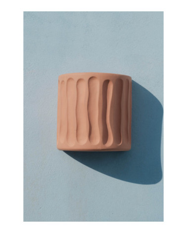 Vase"Magna Graecia Vaso da Muro in Terracotta Dorico"25 x 16 x h. 25 –SELETTI | BHOME by Arredi Barbàra