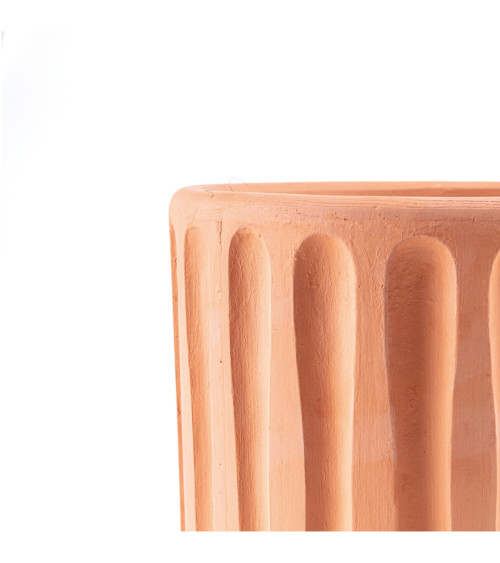 Vase"Magna Graecia Vaso in Terracotta Dorico"Ø cm. 30 h. 29,5 –SELETTI | BHOME by Arredi Barbàra