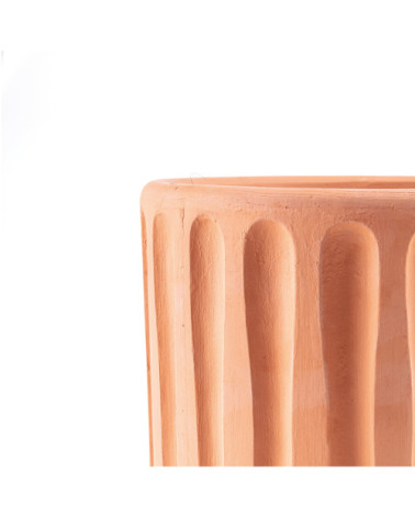 Vase"Magna Graecia Vaso in Terracotta Dorico"Ø cm. 30 h. 29,5 –SELETTI | BHOME by Arredi Barbàra