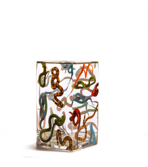Vase"Snakes Grande"in Glas:SELETTI | BHOME by Arredi Barbàra