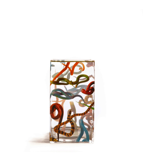 Vase"Snakes Grande"in Glas:SELETTI | BHOME by Arredi Barbàra