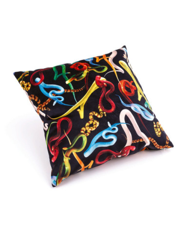 Roulement"Snakes con Imbottitura a Piuma"cm 50 x 50 –SELETTI | BHOME by Arredi Barbàra