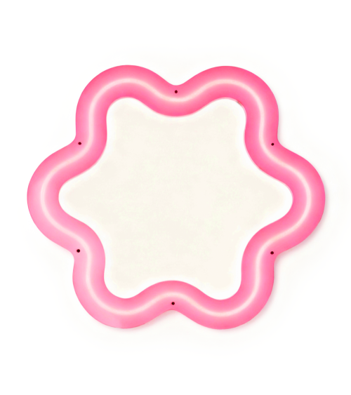 "Supercurve Mirror Flower" CM 118,5 x 108 x 4I IN 46,6 x 42.5 x 1,57 –SELETTI | BHOME by Arredi Barbàra