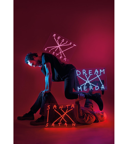 Wandlampe"Santa Satan"52 x 38 cm / 20,4" x 14,9"a led –SELETTI | BHOME by Arredi Barbàra
