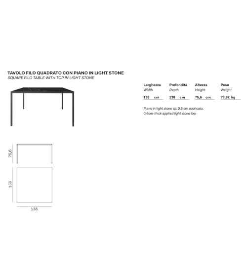 Tavolo Filo Novamobili | Bhome by Arredi Barbàra