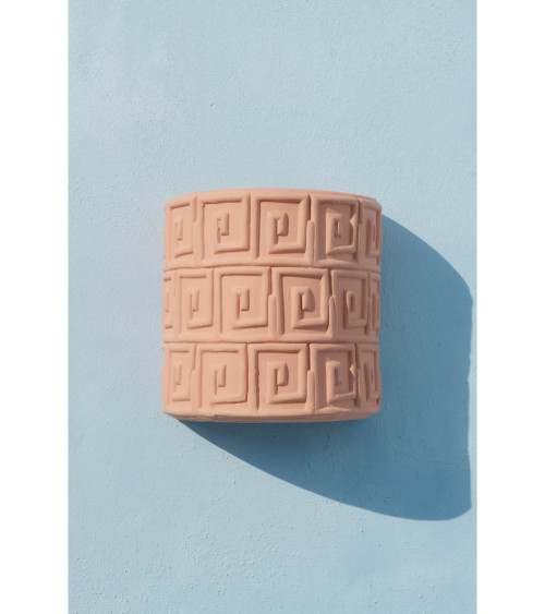 Vase"Magna Graecia Vaso da Muro in Terracotta Greche"25 x 16 x h. 25 –SELETTI | BHOME by Arredi Barbàra