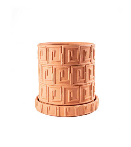 Vase"Magna Graecia Vaso in Terracotta Greca"Ø cm. 30 h. 39 –SELETTI | BHOME by Arredi Barbàra