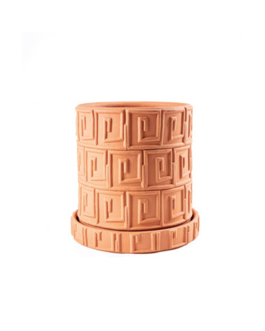 Vase"Magna Graecia Vaso in Terracotta Greca"Ø cm. 30 h. 39 –SELETTI | BHOME by Arredi Barbàra