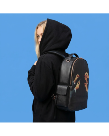 Rucksack"Zaino Travel Kit Black Lipstick"cm 33 × 18,5 Std. 43 –SELETTI | BHOME by Arredi Barbàra