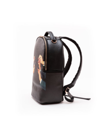 Rucksack"Zaino Travel Kit Black Lipstick"cm 33 × 18,5 Std. 43 –SELETTI | BHOME by Arredi Barbàra