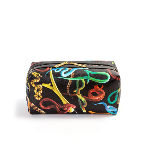 Taschenschlangen waschen"Wash Bag Snakes"Cm 25,5x12,5x15 –SELETTI | BHOME by Arredi Barbàra