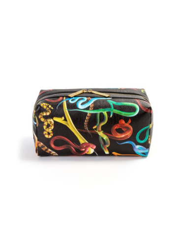 Sac de lavage Snakes"Wash Bag Snakes"Cm 25,5x12,5x15 –SELETTI | BHOME by Arredi Barbàra