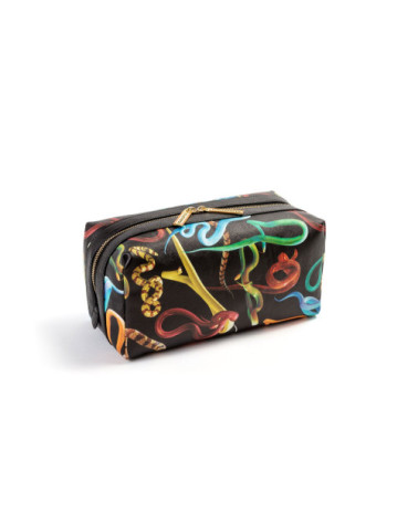 Sac de lavage Snakes"Wash Bag Snakes"Cm 25,5x12,5x15 –SELETTI | BHOME by Arredi Barbàra
