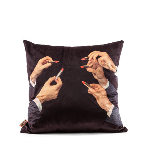 Roulement"Lipstick Black 67x67"Cm.67 x67 –SELETTI | BHOME by Arredi Barbàra
