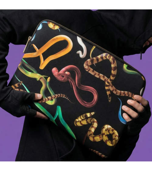 Beutel"Custodia da Laptop Snakes"tragbar –SELETTI | BHOME by Arredi Barbàra