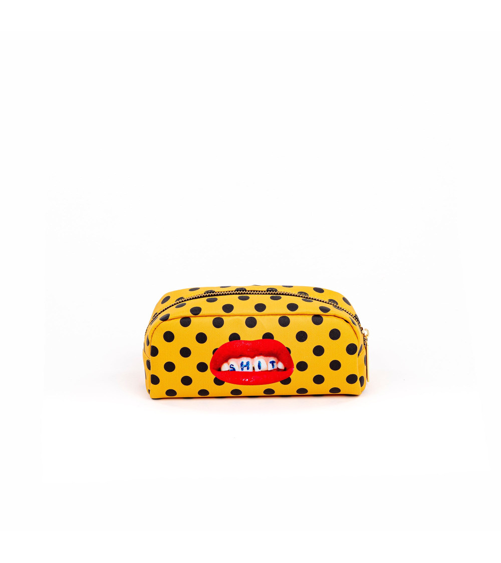 Box"Astuccio Shit Nero 5 x 7 h. 9"cm. 20,5 x 7 h. 9 –SELETTI | BHOME by Arredi Barbàra