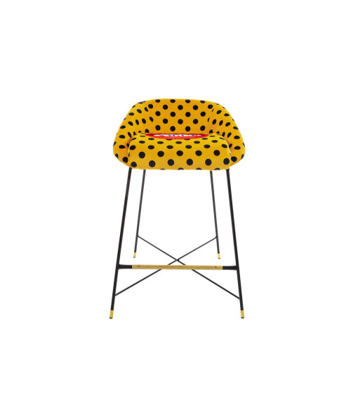 Stool"Shit"padded –SELETTI | BHOME by Arredi Barbàra