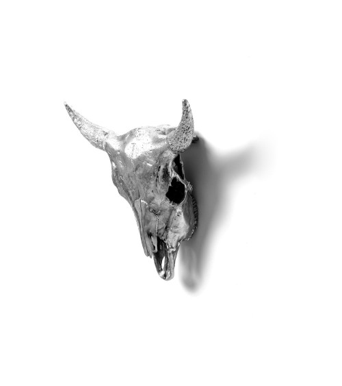 Dekorative Skulptur"Wunderkammer Bison Skull"Metall —SELETTI | BHOME by Arredi Barbàra