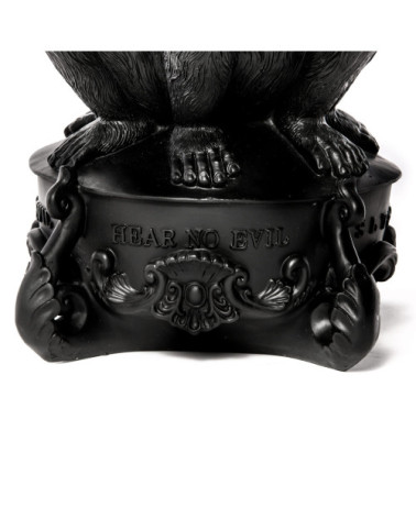 Kerzenhalter"Burlesque Gigante 3 Monkeys Nero" – SELETTI | BHOME by Arredi Barbàra