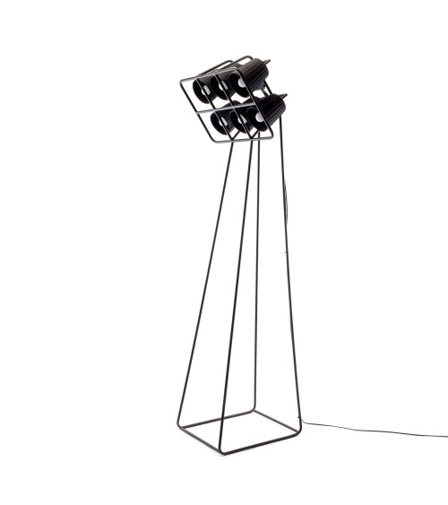 Bulb"Multilamp Floor Nera"Cm.53x51 h.180 led –SELETTI | BHOME by Arredi Barbàra