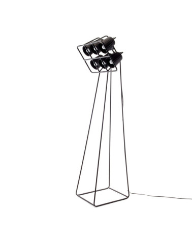 Bulb"Multilamp Floor Nera"Cm.53x51 h.180 led –SELETTI | BHOME by Arredi Barbàra