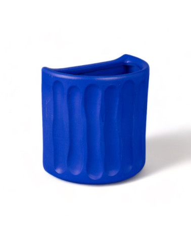 Vase"da muro in terracotta Dorico Blu"25 x 16 h 25 cmI 9,8" x 6,3"h 9,8 –SELETTI | BHOME by Arredi Barbàra